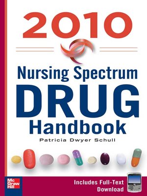 cover image of Nursing Spectrum Drug Handbook 2010